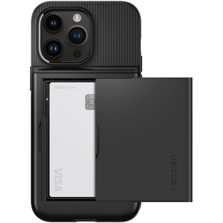 Чехол Spigen Slim Armor CS для iPhone 14 Pro Black, изображение 9