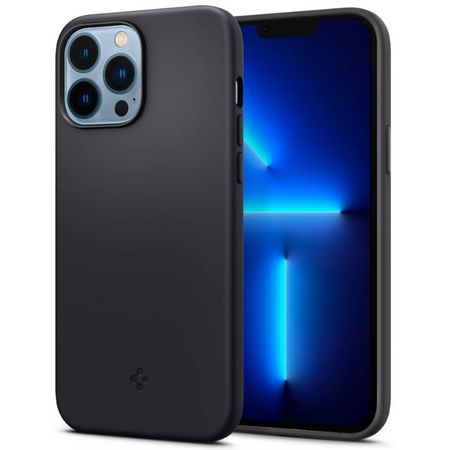 Чехол для iPhone 13 Pro Max Spigen Silicone Fit Black, изображение 3