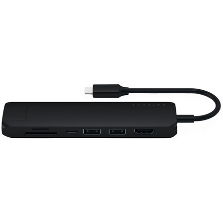 USB-хаб Satechi Aluminum Multi-Port Adapter with Ethernet Type-C Black, изображение 4