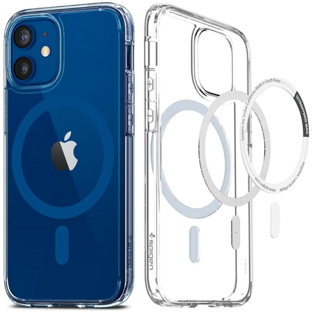Чехол для iPhone 12 / 12 Pro Spigen Ultra Hybrid Mag (MagFit) Blue, изображение 2