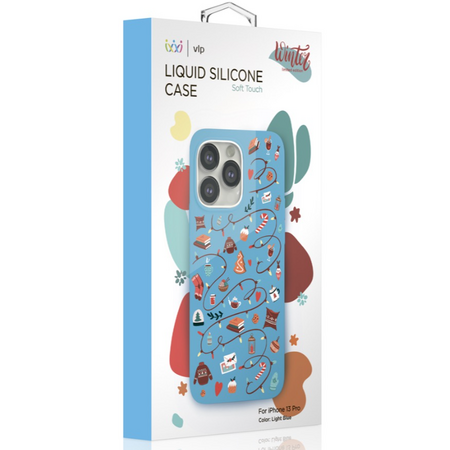 Чехол для iPhone 13 Pro VLP Art Collection Winter Blue, изображение 2