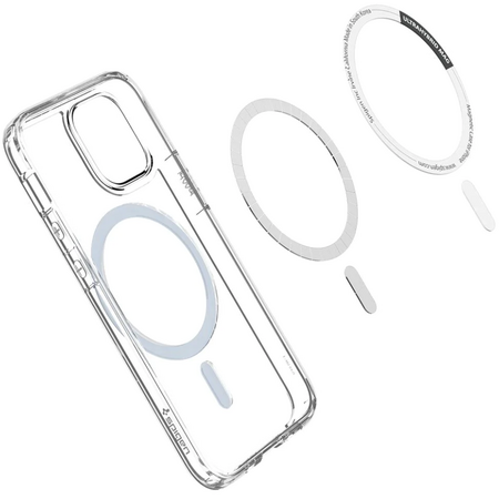 Чехол для iPhone 12 / 12 Pro Spigen Ultra Hybrid Mag (MagFit) Blue, изображение 5