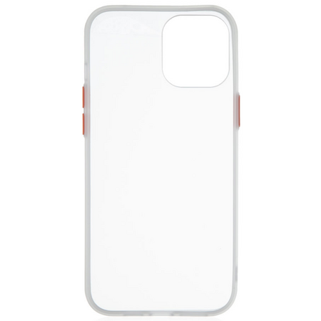 Чехол для iPhone 12 Pro Max Brosco STTPU Бело-красный, изображение 2