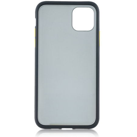 Чехол для iPhone 12 Mini Brosco STTPU Черно-Желтый, изображение 4