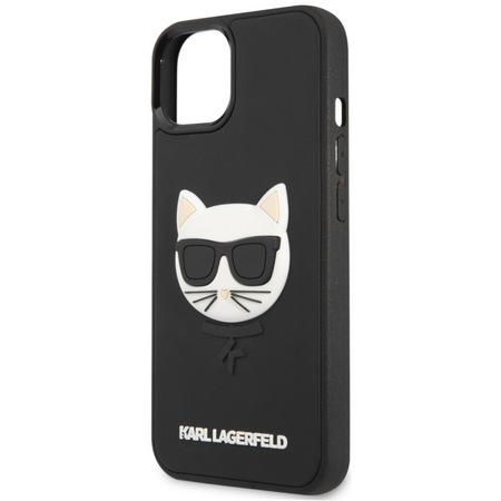 Чехол для iPhone 13 Lagerfeld 3D RUBBER CASE CHOUPETTE HEAD Black, изображение 3