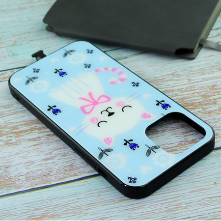 Чехол для iPhone 13 Pro Max Blue Butterfly Cat, изображение 2