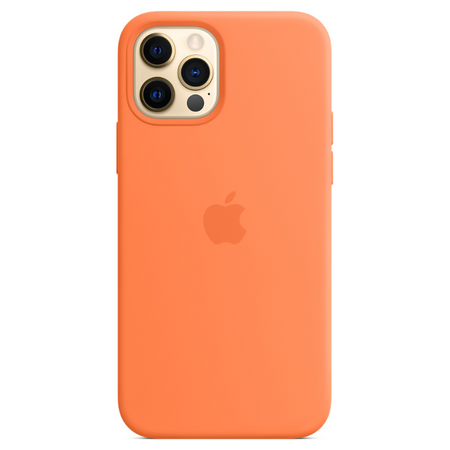 Чехол Apple для iPhone 12 Pro Silicone Case Kumquat (оригинал), изображение 3
