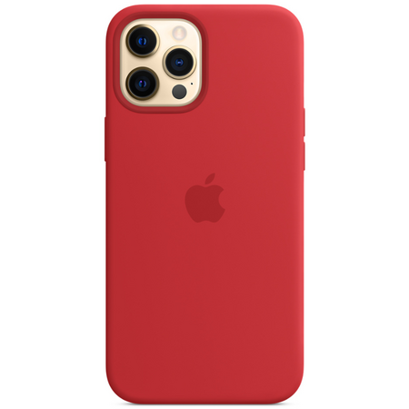 Чехол для iPhone 12 Pro Max Silicone Case Красный, изображение 2