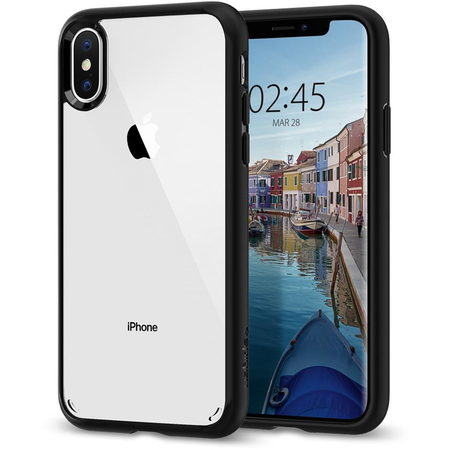 Чехол Spigen для iPhone X/XS Ultra Hybrid Матовый Черный, изображение 2