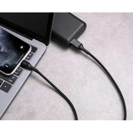 Кабель Aukey Kevlar USB-A to Lightning (CB-AKL1-BL) 1.2m (Black), изображение 3