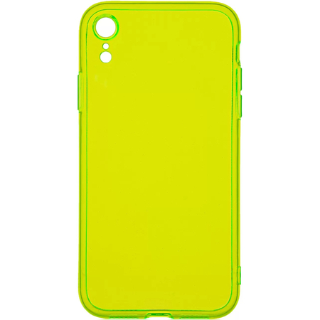 Чехол для iPhone XR Brosco Neon Желтый, Цвет: Yellow / Желтый, изображение 5
