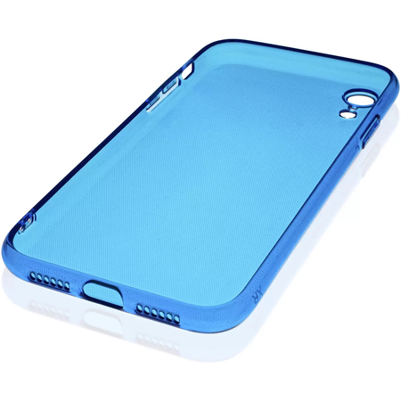 Чехол для iPhone XR Brosco Neon Синий, Цвет: Blue / Синий, изображение 4