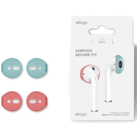 Держатель Elago для Airpods Secure Fit, Italian Rose/Coral Blue, изображение 2