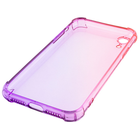 Чехол для iPhone XR Brosco HARDTPU Фиолетово-розовый, изображение 2