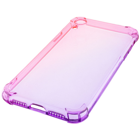 Чехол для iPhone XR Brosco HARDTPU Фиолетово-розовый, изображение 3