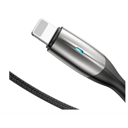 Кабель Baseus USB на Lightning Horizontal Data Cable, 1 м, Черный, изображение 4