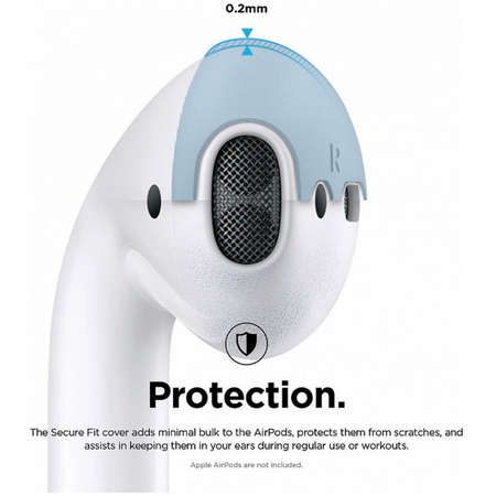 Амбушюры Elago AirPods Secure Fit Cover (Yellow/Pastel Blue), изображение 2