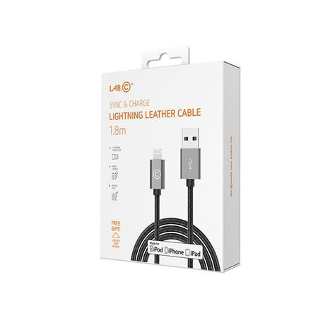 Кабель LAB.C USB на Lightning 1.8м., Серый, изображение 2