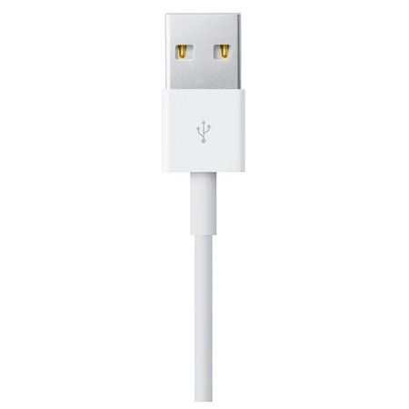 Кабель Apple USB (M)- Lightning (M), 1 м, белый OEM, изображение 3