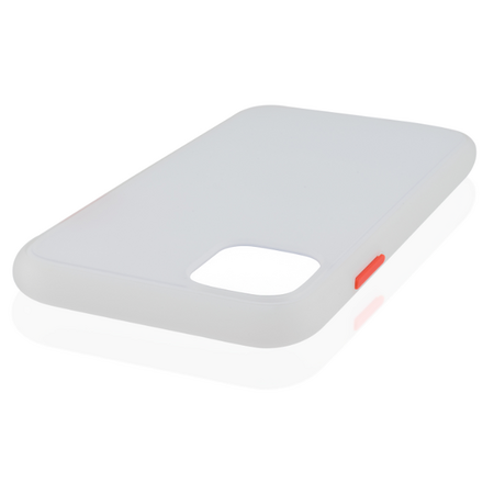 Чехол для iPhone 11 Pro Brosco STTPU Бело-красный, изображение 4