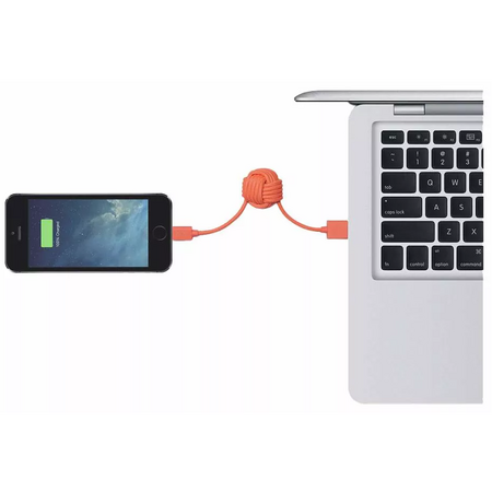 Кабель Native Union Lightning to USB KEY Cable Оранжевый, изображение 3