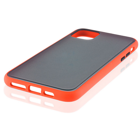 Чехол для iPhone 11 Pro Max Brosco STTPU Красно-черный, изображение 5