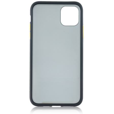 Чехол для iPhone 11 Brosco Черно-Желтый, изображение 5