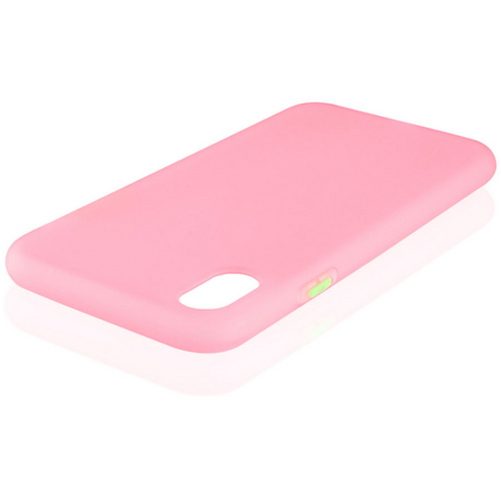 Чехол для iPhone XR Brosco Fresh Розово-зеленый, изображение 3