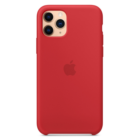 Чехол Apple для iPhone 11 Pro Silicone Case (PRODUCT)RED (оригинал), изображение 4
