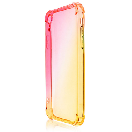 Чехол для iPhone XR Brosco HARDTPU Красно-золотой, изображение 4