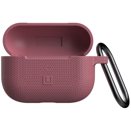 Чехол для Airpods Pro UAG Silicone Dot Aubergine, изображение 6