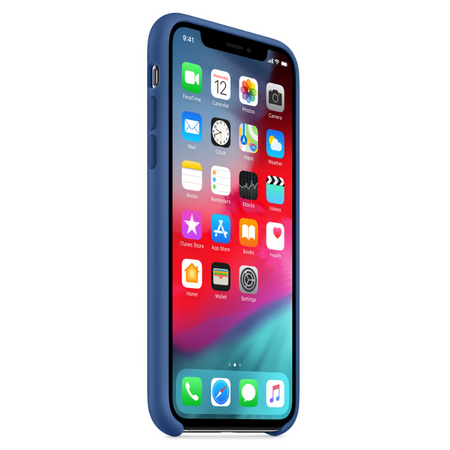 Чехол Apple для iPhone XS Max Silicone Case Delft Blue (оригинал), изображение 3