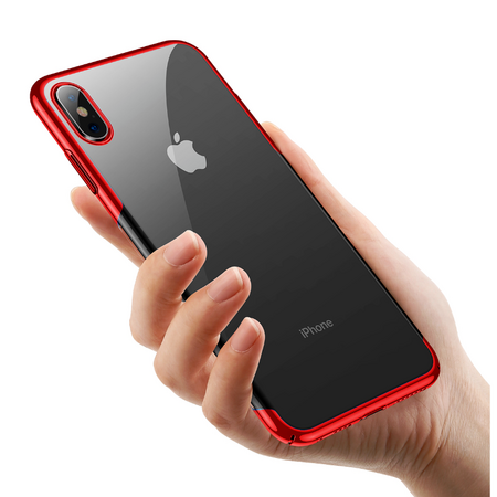 Чехол Baseus для iPhone XS Glitter Case Red, изображение 4