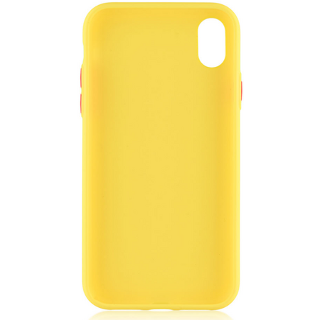 Чехол для iPhone XR Brosco Fresh Желто-красный, изображение 2