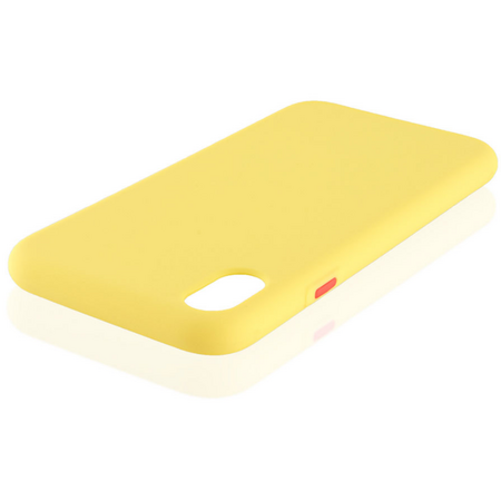 Чехол для iPhone XR Brosco Fresh Желто-красный, изображение 3