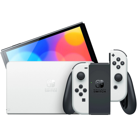 Nintendo Switch Oled White, Цвет: White / Белый, изображение 4