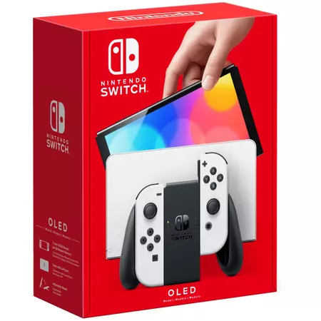 Nintendo Switch Oled White, Цвет: White / Белый, изображение 8