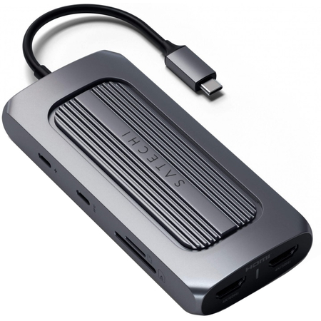 USB-хаб Satechi USB-C Multiport MX Adapter Space Gray, изображение 2