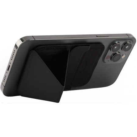 Подставка для iPhone 12 Moft Snap-On Black, Цвет: Black / Черный, изображение 5