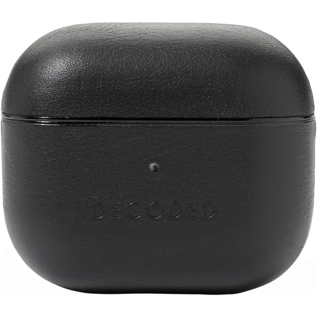 Защитный чехол для Airpods 3 Decoded Leather black, Цвет: Black / Черный, изображение 2
