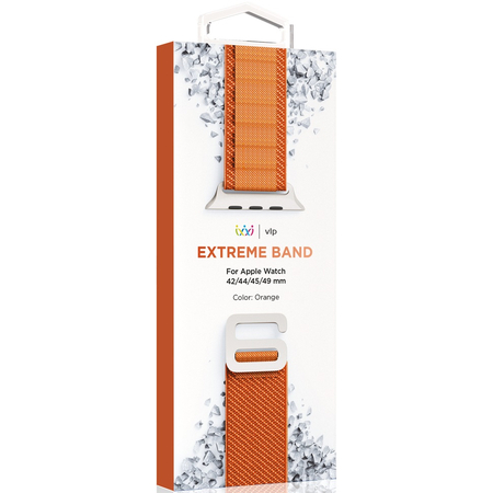 Ремешок нейлоновый Extreme Band VLP для Apple Watch 42/44/45/49mm оранжевый, Цвет: Orange / Оранжевый, изображение 3
