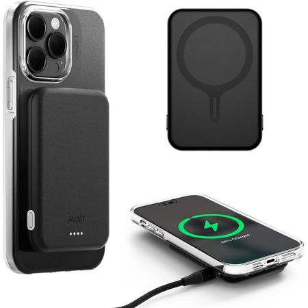 Внешний Аккумулятор MOFT Snap Battery Pack 3400mAh Black, Цвет: Black / Черный, изображение 3