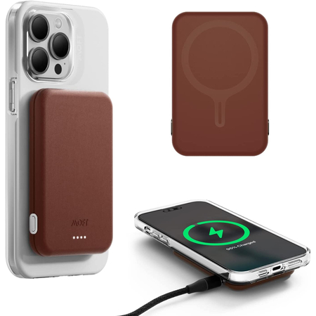 Внешний Аккумулятор MOFT Snap Battery Pack 3400mAh Brown, Цвет: Brown / Коричневый, изображение 3