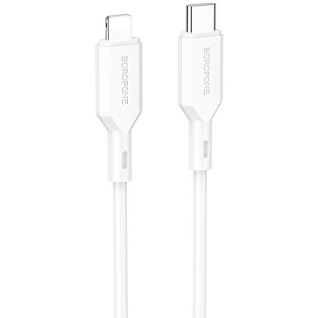Кабель USB-C to lightning Borofone BX70 White, изображение 2