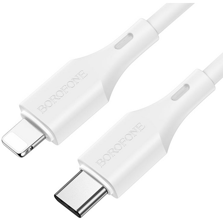 Кабель USB-C to lightning Borofone BX49 White, изображение 4