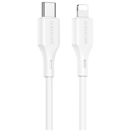 Кабель USB-C to lightning Borofone BX49 White