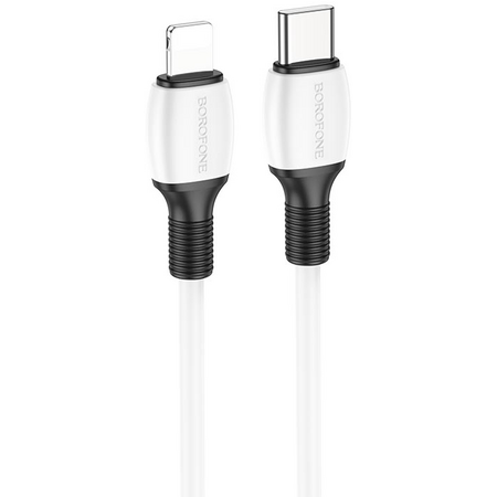 Кабель USB-C to lightning Borofone BX84 White, изображение 2