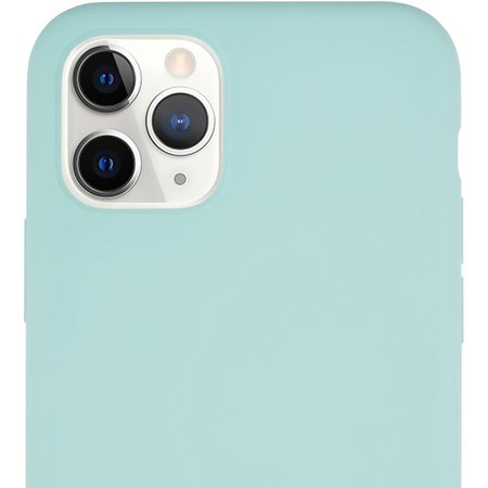 Чехол для iPhone 11 Pro VLP Silicone Сase Light Green, Цвет: Turquoise / Бирюзовый, изображение 3