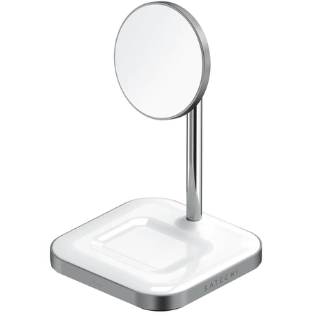 Беспроводное зарядное устройство Satechi Magnetic 2-in-1 ST-WMCS2M Grey