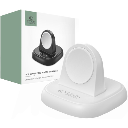 БЗУ Tech-Protect QI3W-IW2 Wireless  Charger Apple Watch White, изображение 4